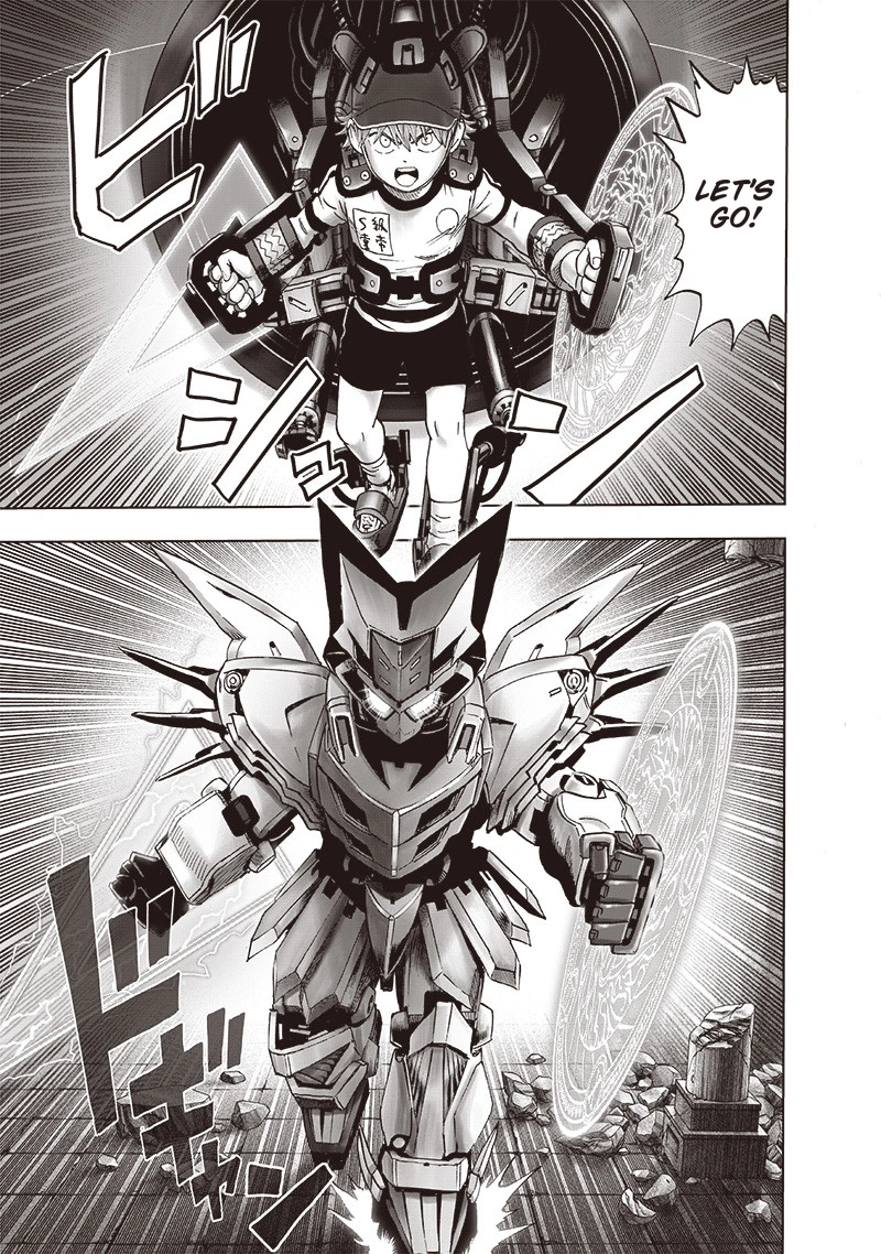 One Punch Man Manga Chapter 99 page 5 - Heat Up scene