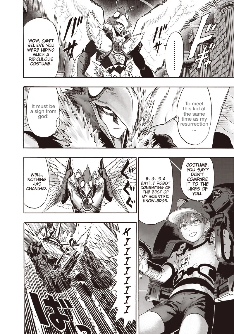 One Punch Man Manga Chapter 99 page 6 - Heat Up scene