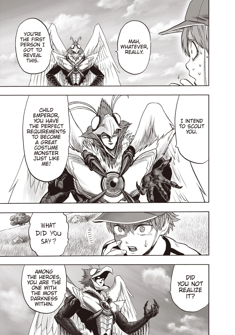 One Punch Man Manga Chapter 99 page 9 - Heat Up scene